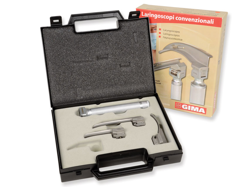 Laringoskopa komplekti, 9 LARYNGOSCOPE SET 3 BL. MILLER 0-1.MC INT. 0 - paediatric