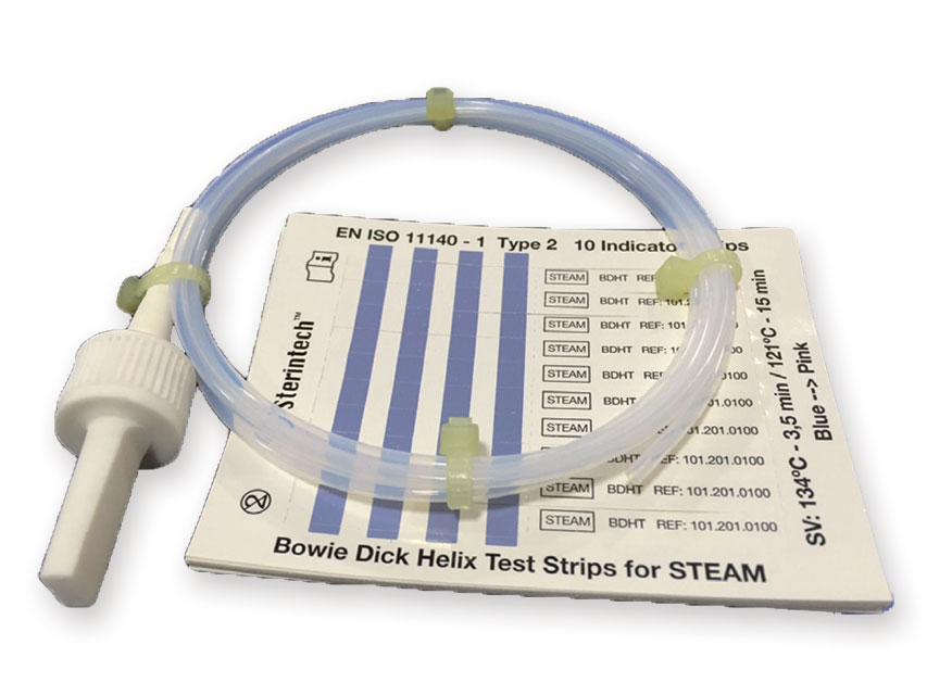 Sterilizācijas kontrole, dažādas klases, BD Helix testa paka
