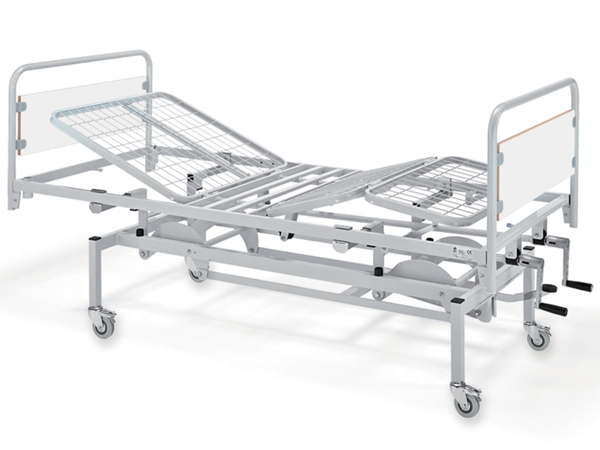 Mehāniski regulējamas, Joints VARIABLE HEIGHT PATIENT BED - 2 cranks - castors