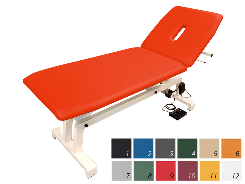 Elektriski regulējamas, Electric HEIGHT ADJUSTABLE TREATMENT TABLE - colour on request