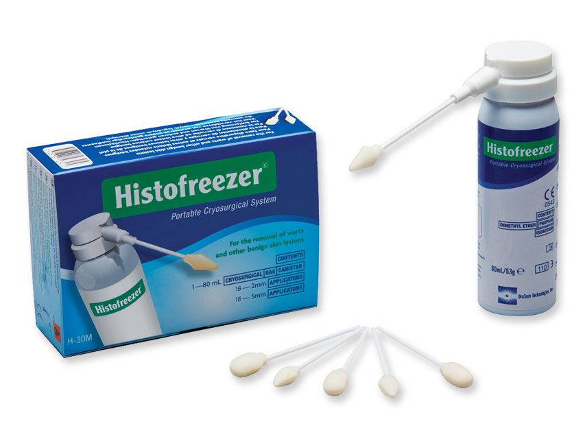 001Px5 HISTOFREEZER MIX MINI - bottle 80 ml plus 16 applicators 2 mm. 16 applicators 5 mm