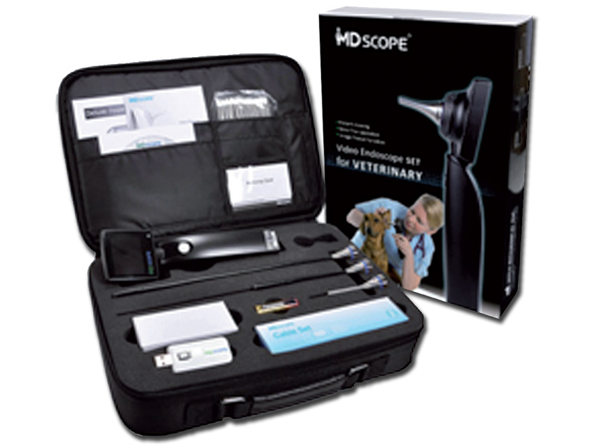 0010 MD SCOPE VET VIDEO OTOSCOPE - 3 PROBES