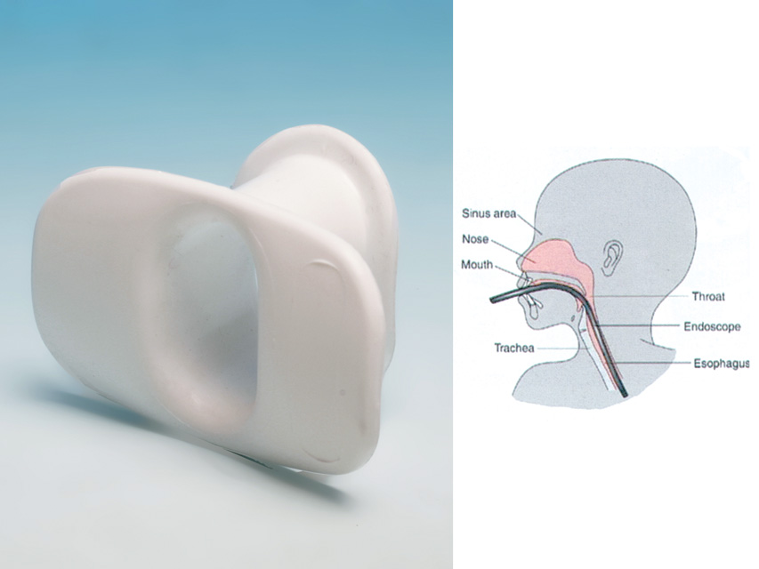 DEGUNA FARINGOSKOPS, 6 MOUTHPIECES for ENDOSCOPE