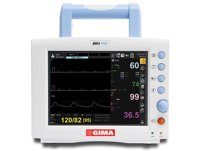 015P16 gima bm3 pro daudzparametru skārienekrāna monitors