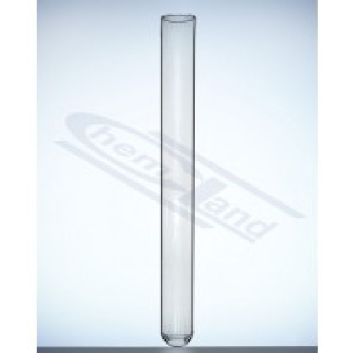 001Borosilikāta stikla mēģene bez maliņas, cilindriskā