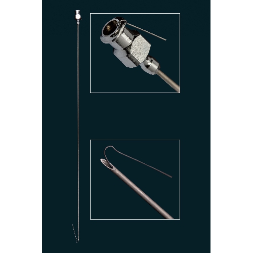 016Luer lock tērauda adata, ø 1mm, garums 300mm, iepakojumā 2gab