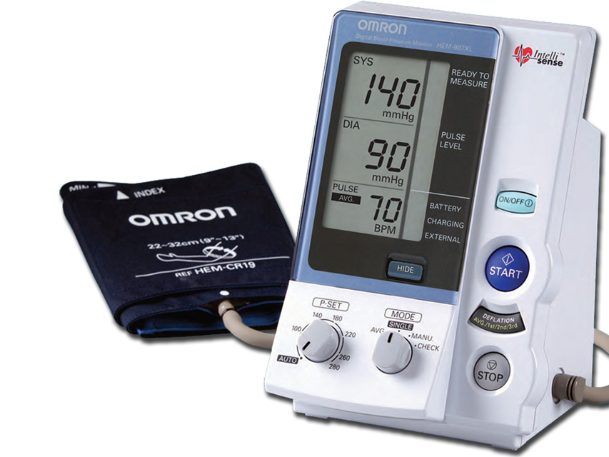 033Profesionālais asinsspiediena mērītājs Omron hem-907