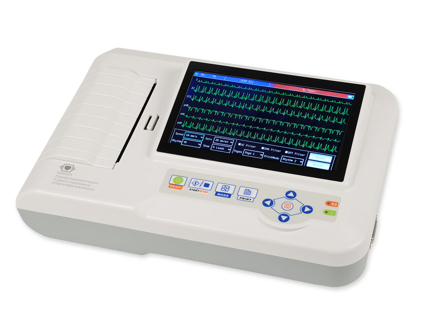 002600G ecg - 3/6 kanāli ar monitoru