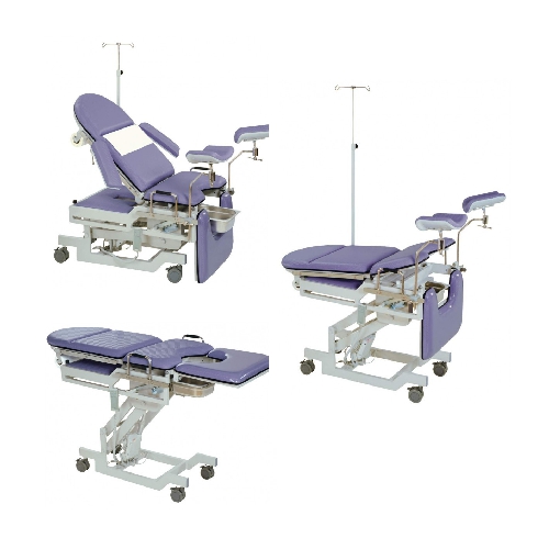Elektriski regulējami ginekoloģiskie krēsli, Ginekoloģiskais dzemdniecības krēsls-kušete ar 2 motoriem