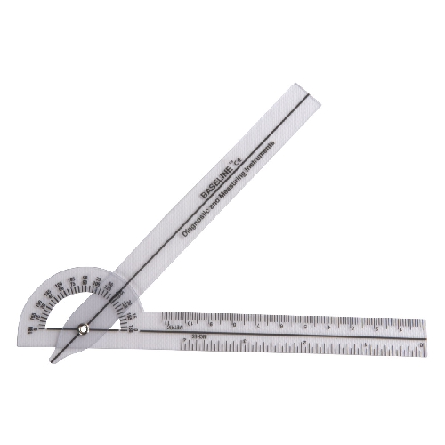 001Baseline 180 Degree Clear 6 Pocket Goniometer