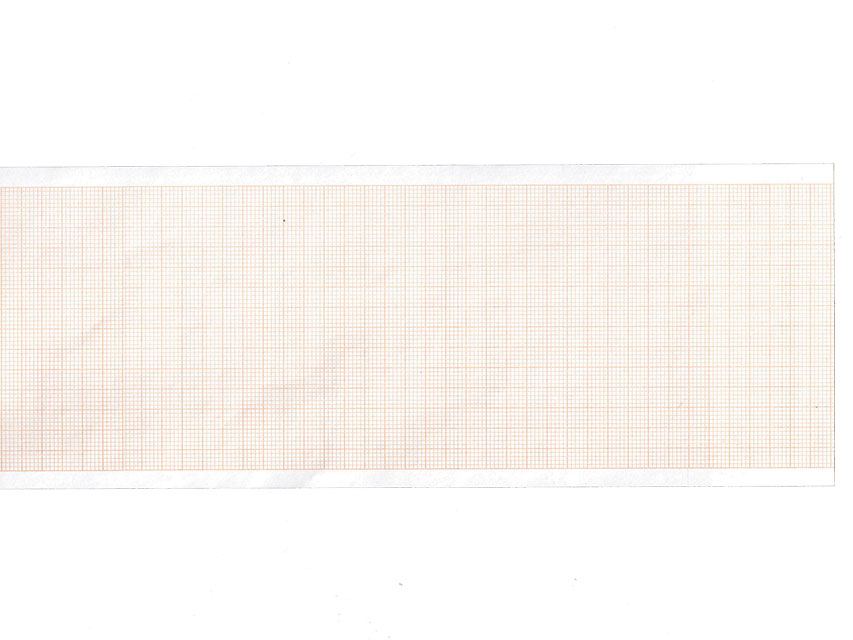 EKG TERMOPAPĪRA RUĻĻIS 80X20 MM X M - ORANŽS REŽĢIS