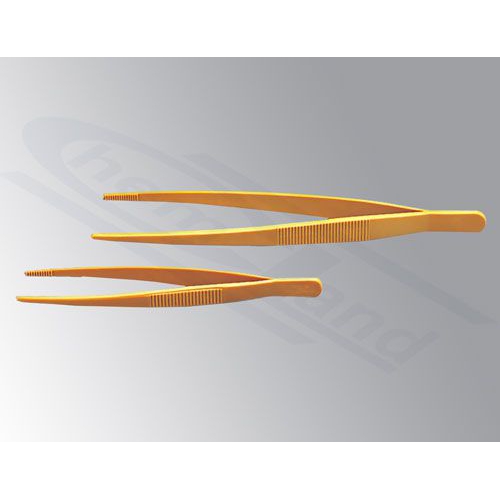 PINCETE 180MM (ELASTĪGA, DZELTENA)