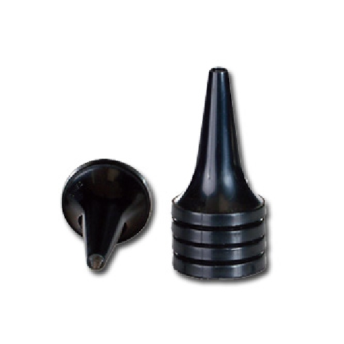 EAR SPECULUM DIAM. 2.5 MM FOR HEINE/KAWE - DISPOSABLE - BLACK