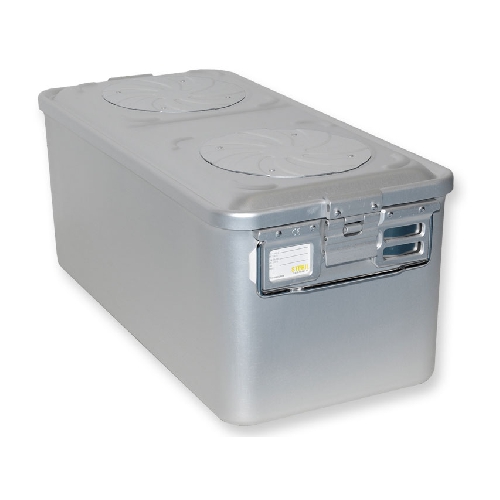 BARJERU SISTĒMAS KONTEINERS AR VĀRSTU UN APAKŠĒJO DAĻU BEZ PERFORĀCIJAS, LIELS