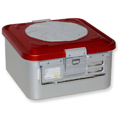 B.S. KONTEINERS AR VĀRSTU – MAZS, H 150 MM – SARKANS