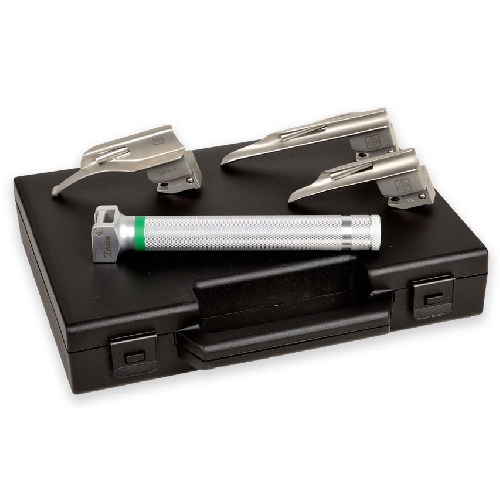 GIMA GREEN PAEDIATRIC SET 3 BLADES MILLER 0-1. MC-INT.0