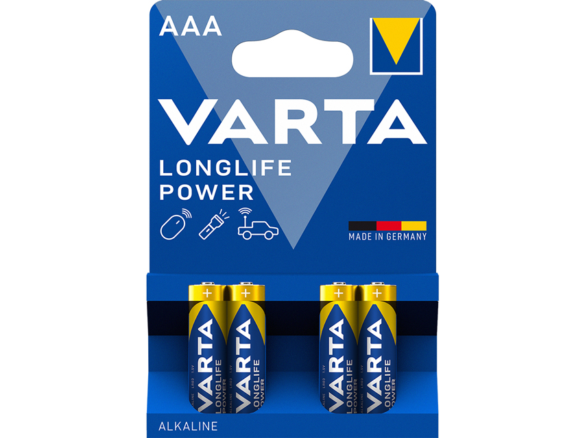 VARTA ALKALINE BATTERIES - MINISTILO AAA