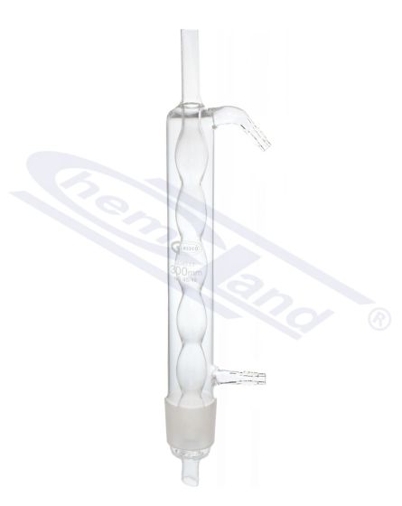 KONDENSATORS AR IEKŠĒJĀM SPULDZĒM SOKSLETA APARĀTAM AR STIKLA SAVIENOTĀJU NS