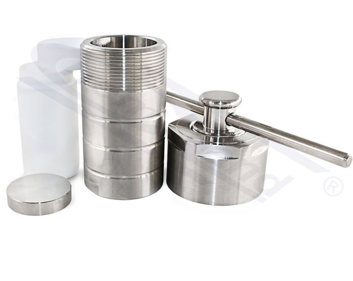 HIDROTERMISKĀS KAUSĒŠANAS REAKTORS, NERŪSĒJOŠAIS TĒRAUDS SS304 AR PTFE ODERĒJUMU LĪDZ 230OC, DARBA SPIEDIENS ≤3 MPA