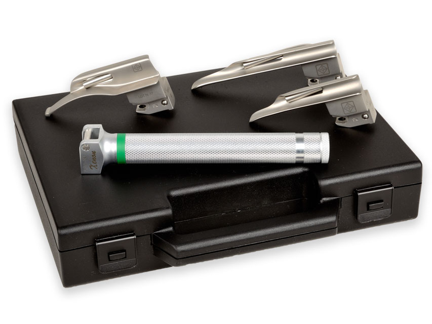 Gima green laringoskopa komplekts.Bērnu miller 0-1.mc-int.0