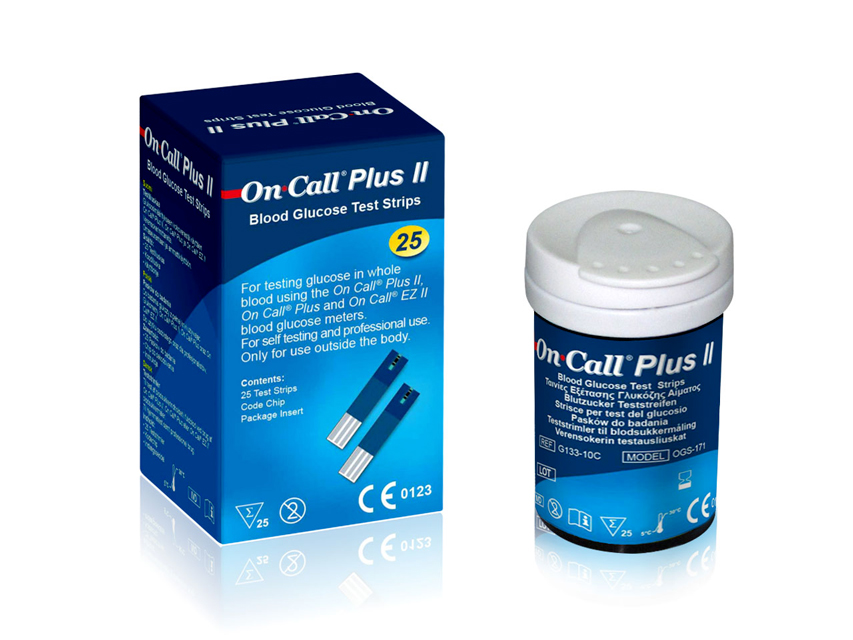 Glikozes teststrēmeles glikozes mērītājam Plus (23886) N25