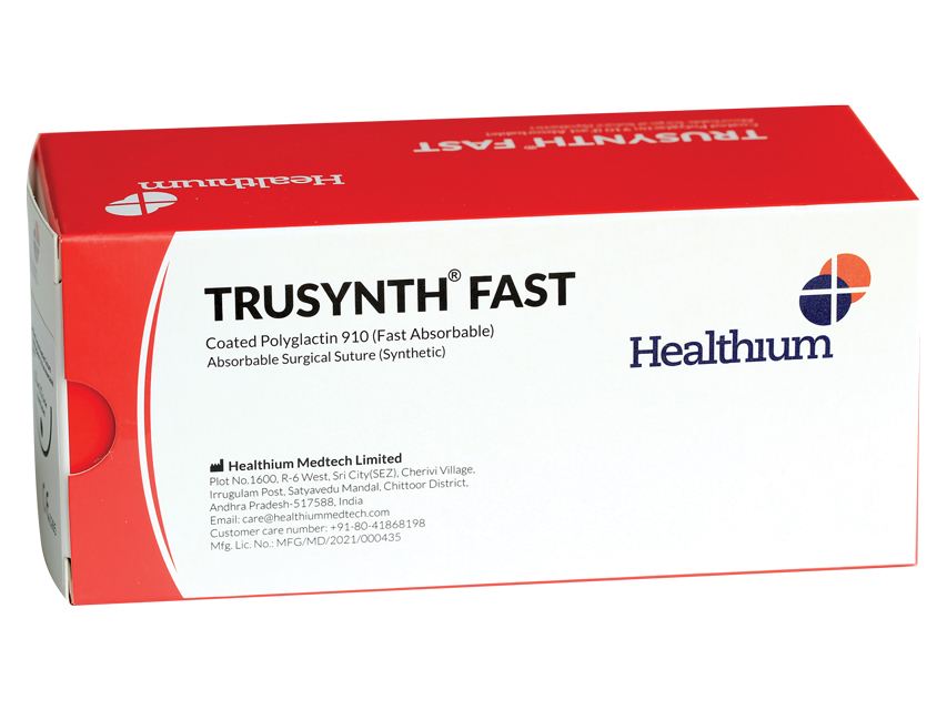 Ķirurģiskais diegs/poliglaktīns/ātri absorbējams 3/0 aplis, 3/8 adata 19mm-45cm/caurspīdīgs N12