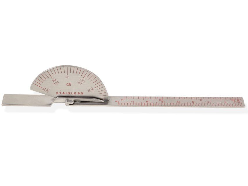 Pirksta goniometrs 6.Nerūsējošais tērauds