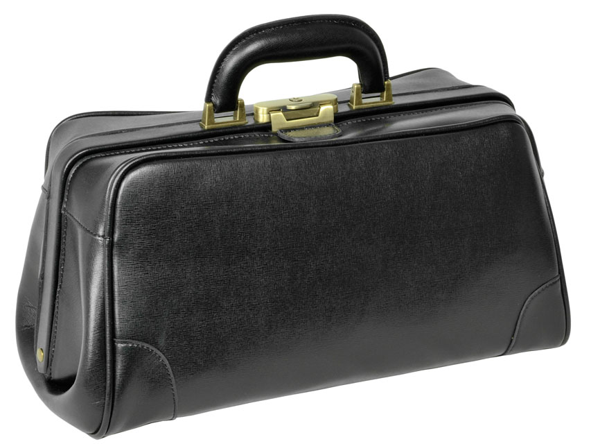 Florida ādas soma.Melna