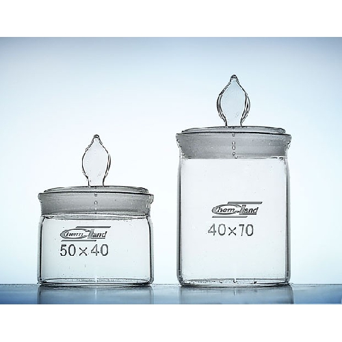 Stikla sverglāze ar vāciņu, 50x50mm, N1