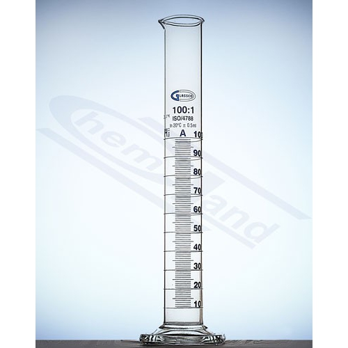 Mērcilindrs ar zilu graduāciju 2000ml 1 gab.