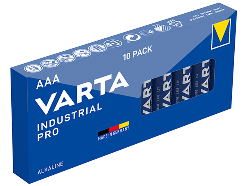 VARTA industriālās alkaliskās baterijas.ministilo AAA