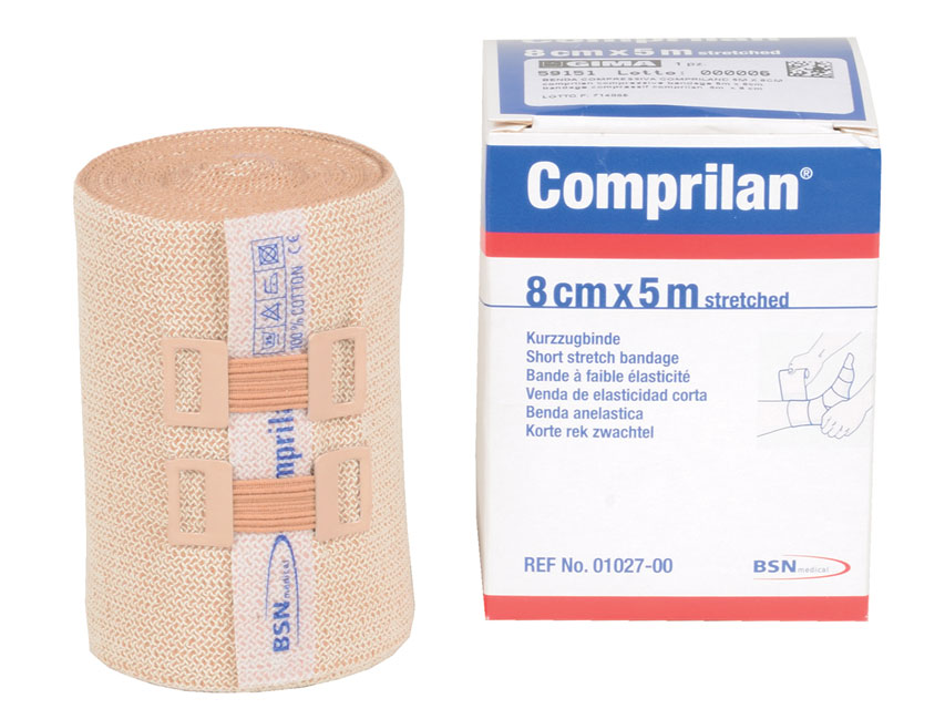 COMPRILAN kompresijas pārsējs 5 m x 8 cm