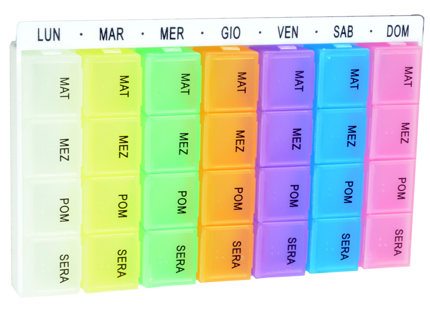 7 dienu vienkāršais plānotājs x4.Itāļu valoda