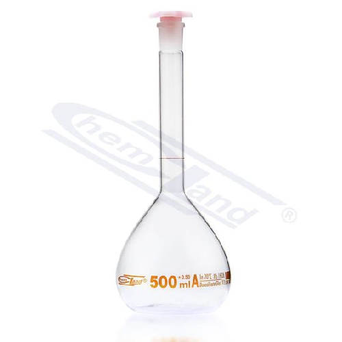 Borsilikāta stikla mērkolbas NS14/23 100ml (brūna graduācija)