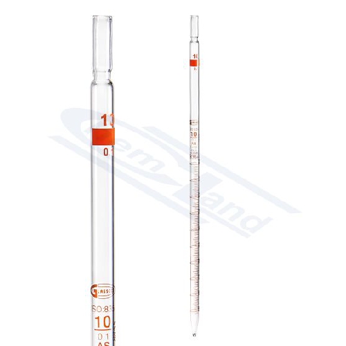 Pipete, graduēta, tilp. 1mL, A N1