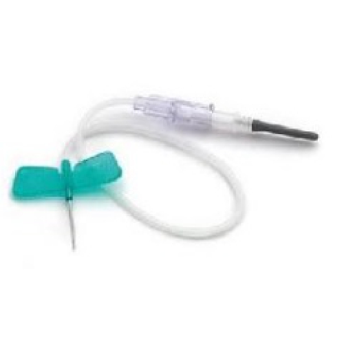 Tauriņkatetrs vakuumstobram 21G N100