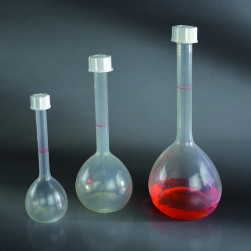 Mērkolba ar skrūvējamu vāciņu, 50ml, Ø46, augstums- 143mm