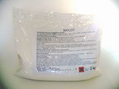 BIOLOT dezinficējošs pulveris 2kg (min. 4x 2kg)