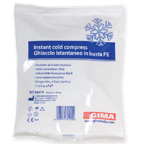 Krio ledus 14x18cm, neausta materiāla maisiņš, 25gab