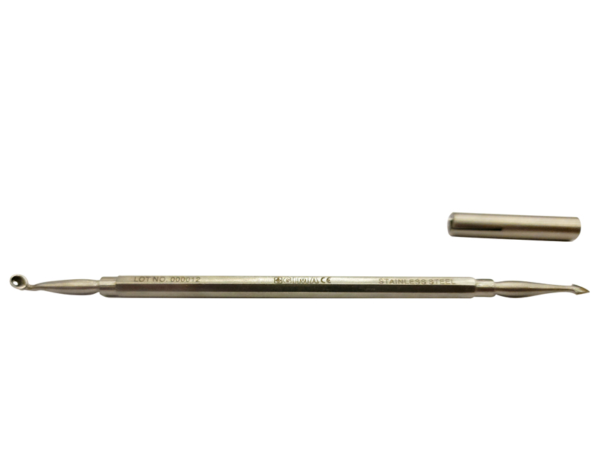 Nerūsējošā tērauda dermatoloģiskā zonde KATSCH.14 cm