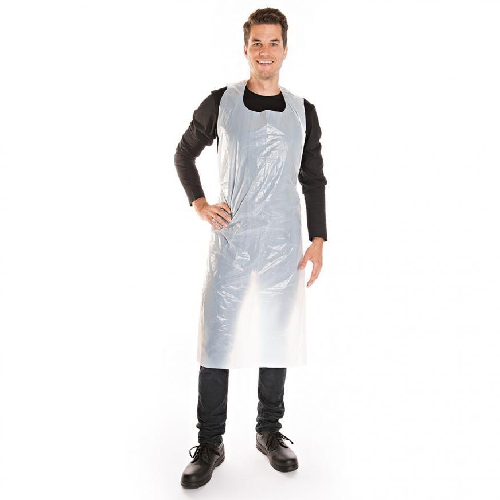 HDPE priekšauti balti. 70x125 N100