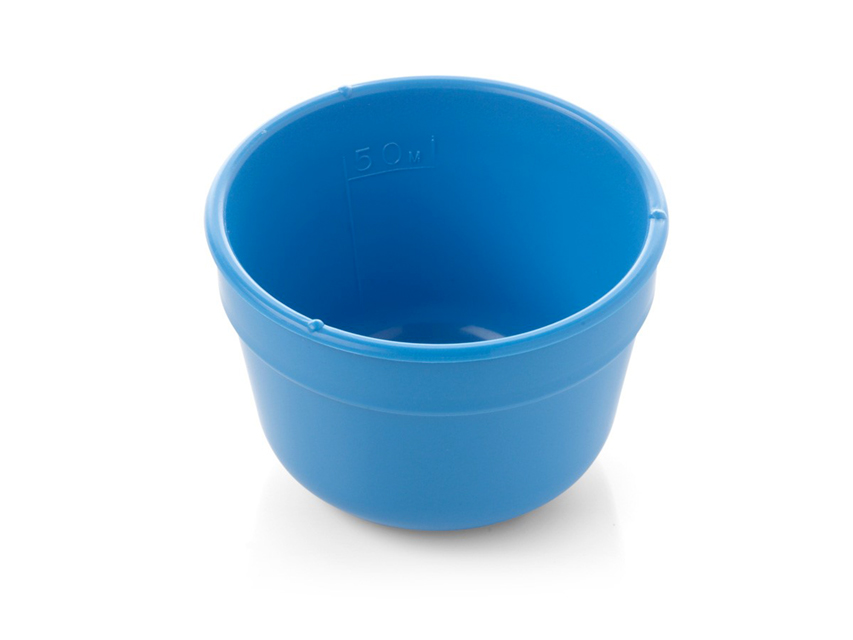 Polipropilēna trauks 60 mm x 40 mm, augstums mm, graduācija 50 ml, N1 (min. 10 gb.)