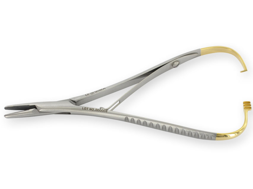 Mathieu tipa adatu turētājs, apzeltīts. 20 cm