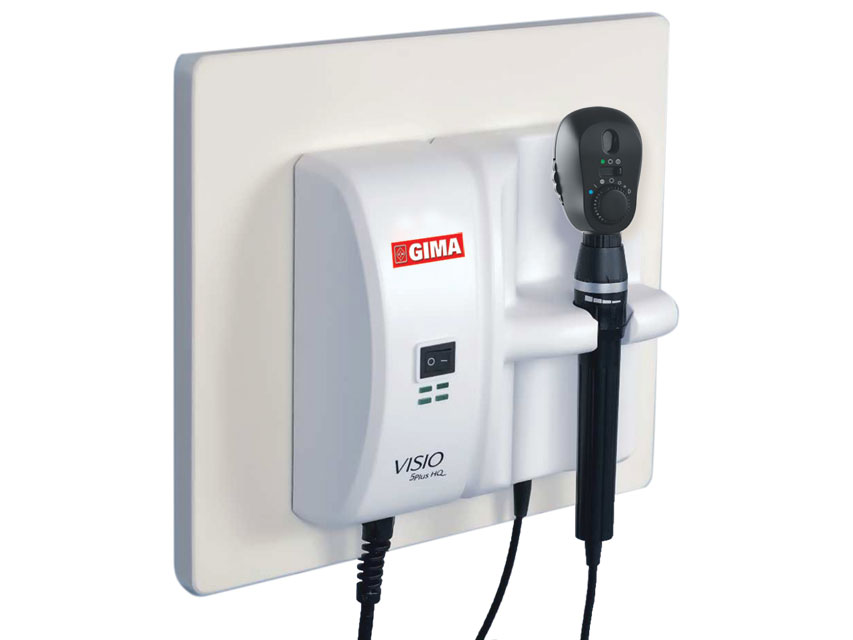 Visio 5xe plus oftalmoskopa un otoskopa sienas uzlādes stacija