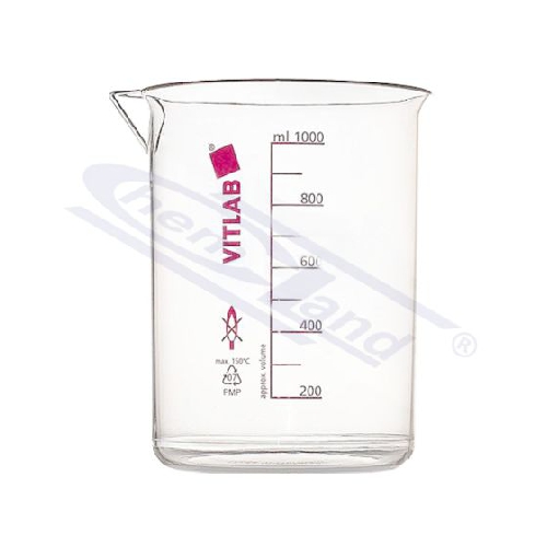 PP plastmasas krūze ar zilu gradāciju 500ml.