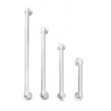 ATBALSTA ROKTURIS STIPRINĀMS PIE SIENAS, METĀLA, HROMĒTS, GARUMS 61 CM