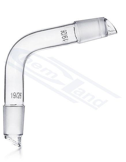 atveseļošanas līkums ar slīpu gala leņķi 75, 2 x konuss 24/29 GLASSCO