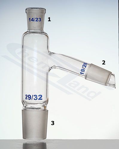 adapteris 3 savienotāji leņķis 75 noliekts uz leju 45/29/19
