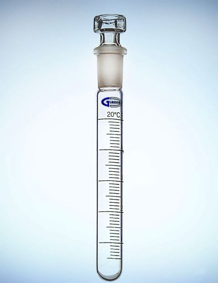 Egertz tūbiņa ar pūsta stikla aizbāzni 100ml 24/29 32x200mm