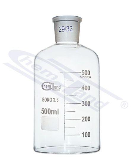 pudele BORO 3.3 00100 NS 14/23 SiO2>80.5 perc